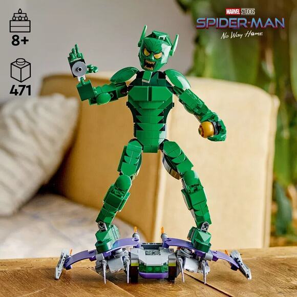 LEGO Marvel Green Goblin Construction Figure Building Toy 76284 - Picture 4 of 4